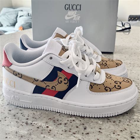 air force 1 gucci femme|Nike air force 1 custom Gucci ghost.